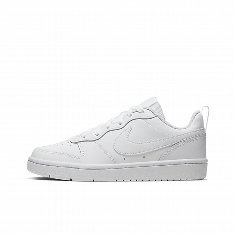 Nike Court Borough Low 2 Miku Manufacturing Low Top Skateboard Shoes GS White Yellow