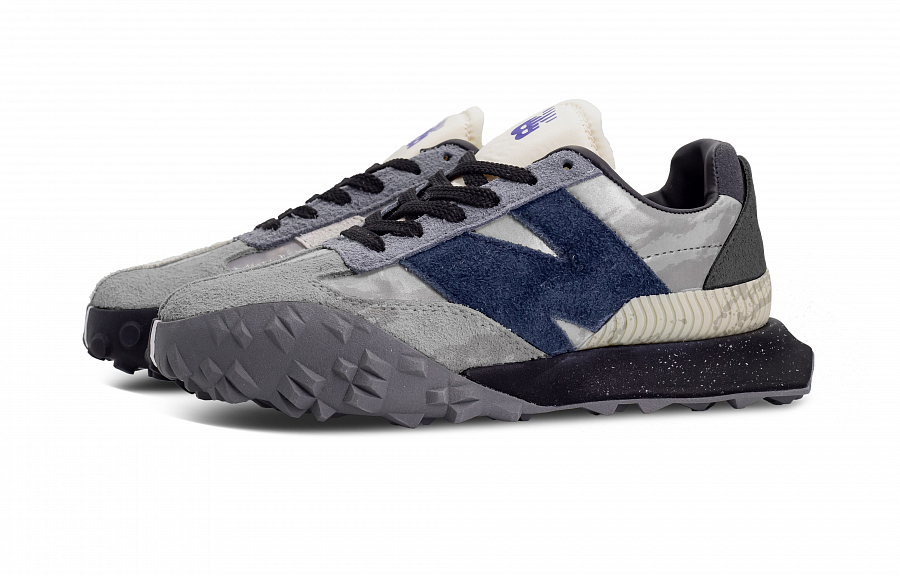 New Balance XC-72 Anti-Slip Wear-Resistant Low-Top Casual Running Shoes Unisex Gray Blue
