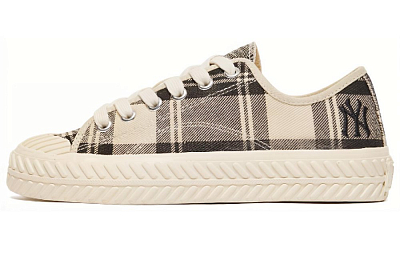 MLB Playball Slip Resistant Low Top Canvas Shoes Unisex Beige