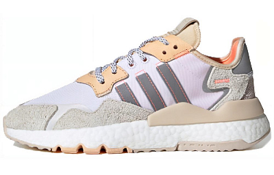 Adidas Nite Jogger White Glow Orange Women's