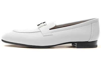 HERMES Paris Casual Single Shoes Women's White