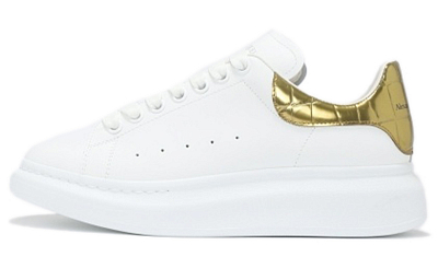 Alexander McQueen Oversized Sneaker 'Gold Crocodile'