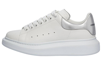 Alexander McQueen Oversized Shoes 'Cream White Silver' Women's