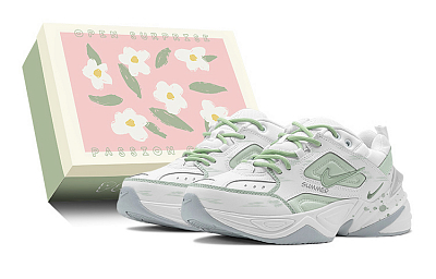 Nike M2K Tekno Low-Top Chunky Sneakers Women's Green