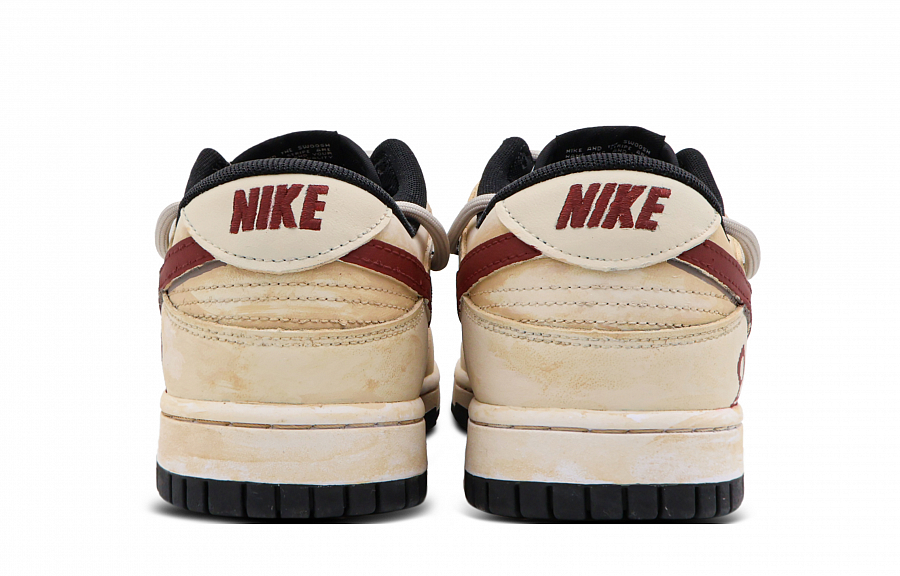 Nike Dunk Low Low-Top Skateboard Shoes GS Yellow Brown