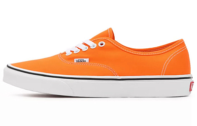 Vans Authentic Casual Fashion Skate Shoes Unisex Orange