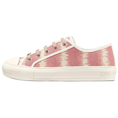 DIOR Walk'n'Dior Platform Shoes Low-Top Stylish Skateboarding Shoes Women's Pink