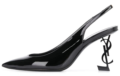 SAINT LAURENT Opyum Slingback 85mm Pumps