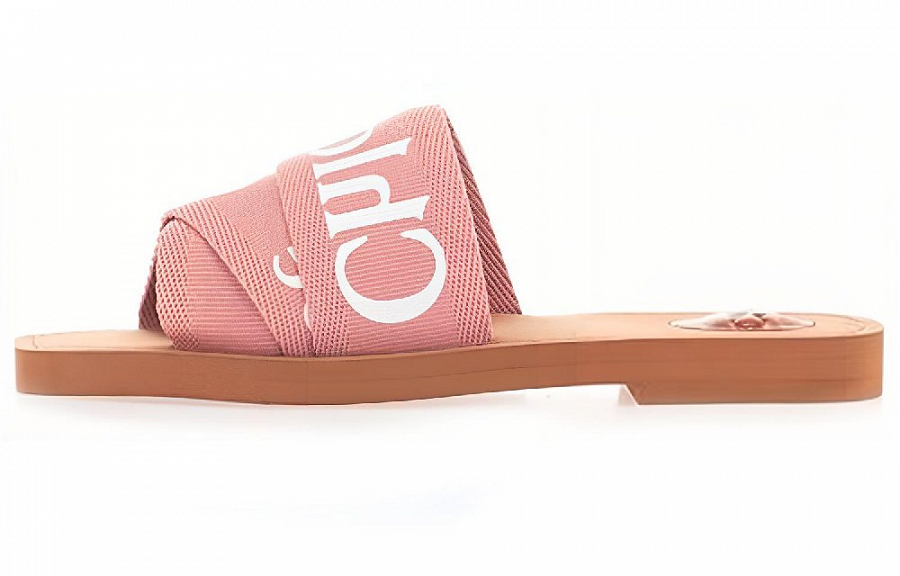 Chloe Woody Rubber Sole Slip-Resistant Stylish Sandals Women's Rose Pink