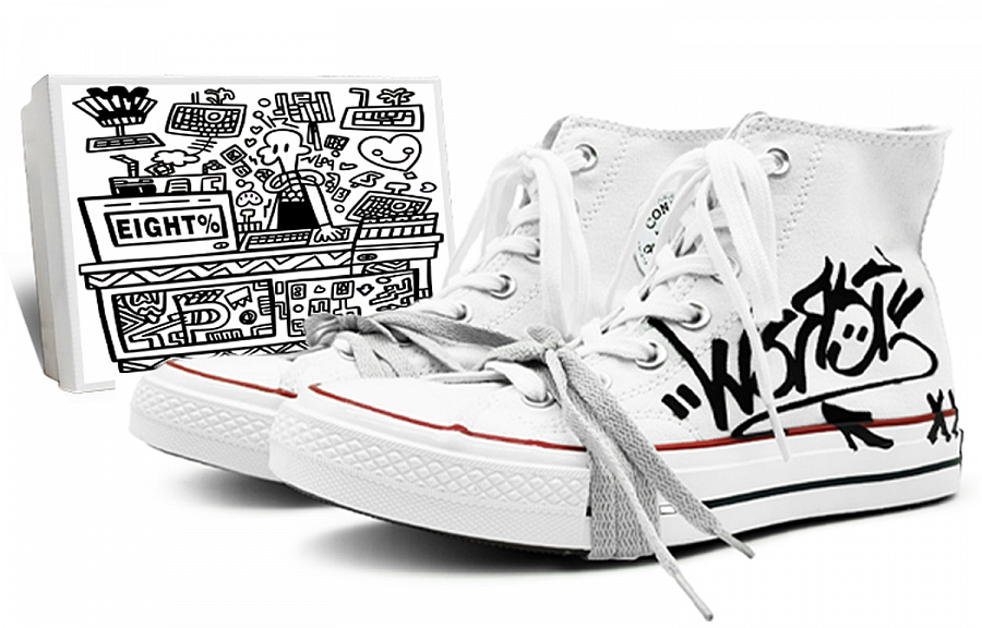 Converse 1970s Chuck Taylor High-Top Canvas Shoes Unisex Black White купить в интернет-магазине Yoocart с быстрой доставкой по России.