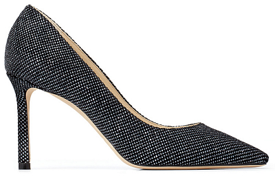 Jimmy Choo ROMY Slim Heel High Heels 8.5cm Women's Black