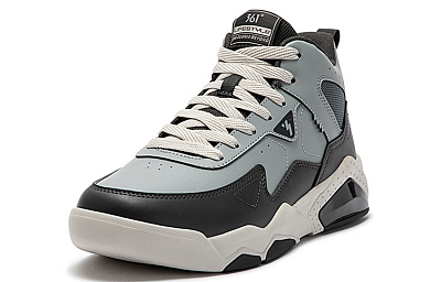 361° Winter Syndrome Thermal Slip Resistant High Top Skateboard Shoes Men's Gray Black