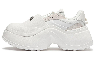 LiNing Project* Slip-Resistant Low-Top Casual Shoes Women's Mist White