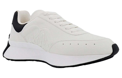 Alexander McQueen Sprint Runner Sneakers 'White Black' Women's