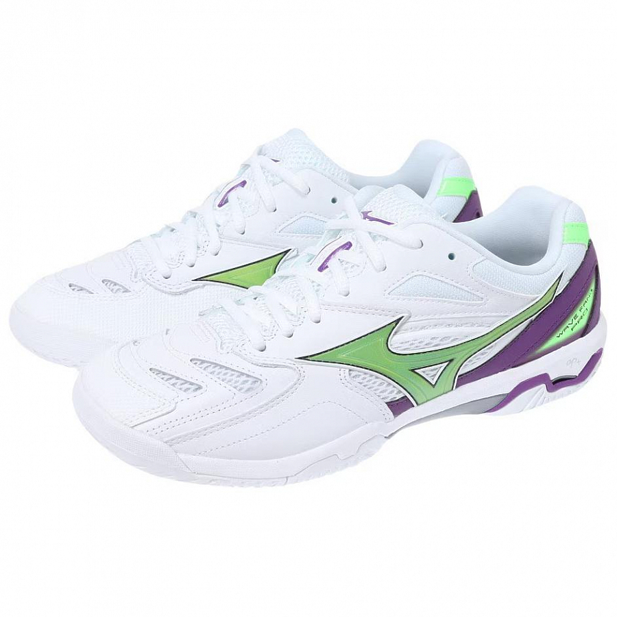 Wave Fang Mizuno Pro 'White Purple Green' купить в интернет-магазине Yoocart с быстрой доставкой по России.