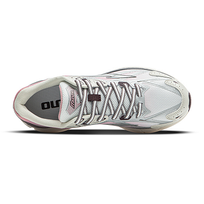 Mizuno Halo Mi Cushioning Anti-Slip Wear-Resistant Breathability Low-Top Running Shoes Women's White Gray Purple Red