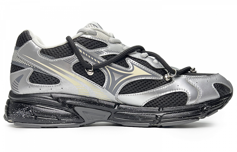 Mizuno Speed 2K Night Guardian 2.0 Durable Breathable Low-Top Casual Shoes Unisex Black Silver купить в интернет-магазине Yoocart с быстрой доставкой по России.