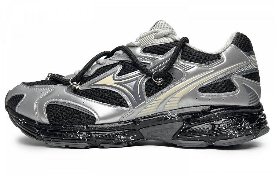 Mizuno Speed 2K Night Guardian 2.0 Durable Breathable Low-Top Casual Shoes Unisex Black Silver купить в интернет-магазине Yoocart с быстрой доставкой по России.