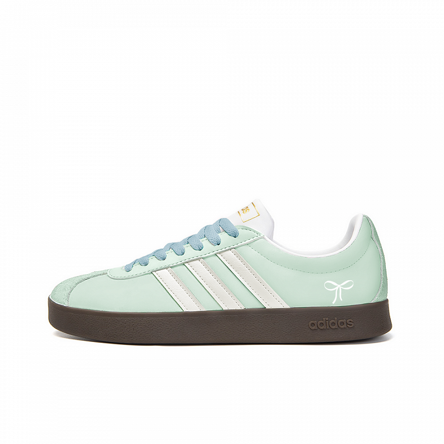 Adidas Neo VL Court 2.0 Anti Slip Wear Resistant Low Top Skateboard Shoes Unisex Green White купить в интернет-магазине Yoocart с быстрой доставкой по России.