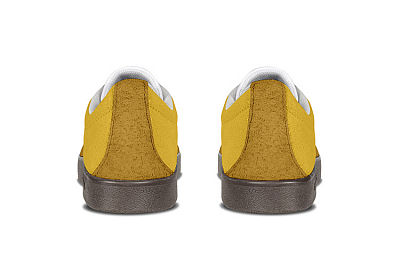 Adidas Neo Vl Court Lifestyle Low-Top Skateboard Shoes Unisex Yellow Brown
