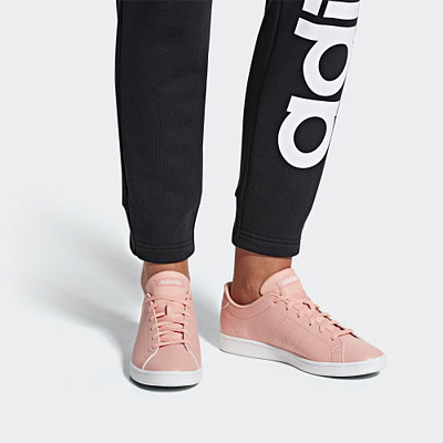 Adidas Neo Advantage Clean Qt 'Pink White' Women's