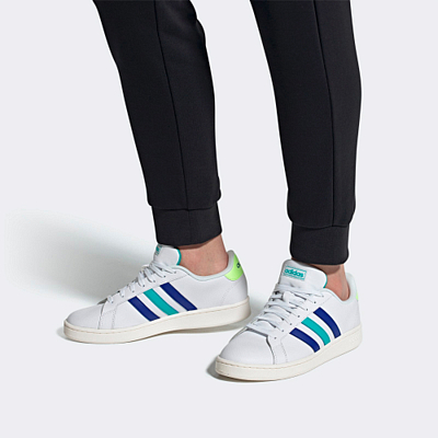 Adidas Neo Grand Court 'White Green Blue'