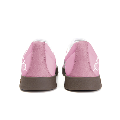 Adidas Neo VL Court 2.0 Anti-Slip Wear-Resistant Low-Top Skateboard Shoes Unisex Pink White