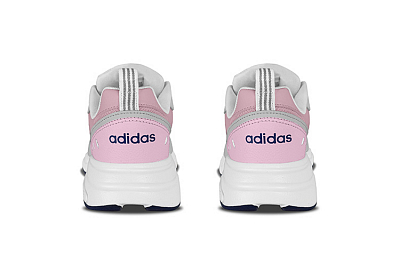 Adidas Neo Strutter Anti Slip Wear Resistant Low Top Casual Shoes Unisex Gray Pink