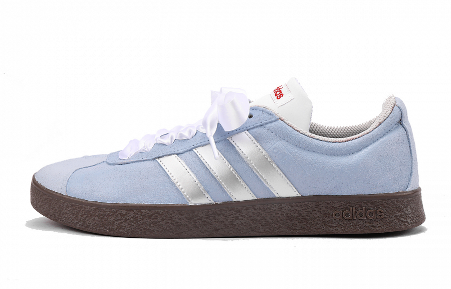Adidas Neo Vl Court 3.0 Anti-Slip Wear-Resistant Low-Top Skateboard Shoes Unisex White Blue купить в интернет-магазине Yoocart с быстрой доставкой по России.