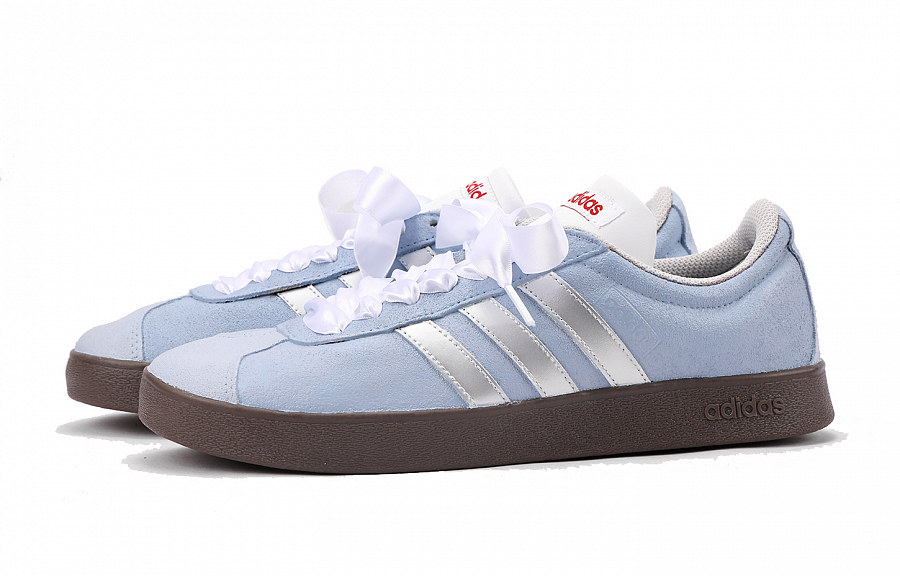 Adidas Neo Vl Court 3.0 Anti-Slip Wear-Resistant Low-Top Skateboard Shoes Unisex White Blue купить в интернет-магазине Yoocart с быстрой доставкой по России.