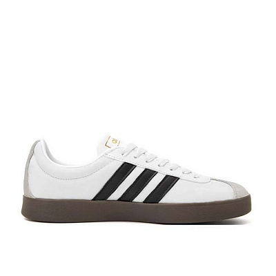 Adidas Neo VL Court 2.0 Anti-Slip Wear-Resistant Low-Top Skateboard Shoes Unisex Pink White