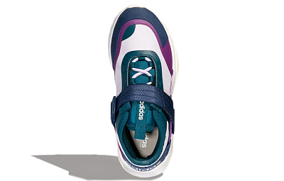 Adidas Neo 20 20 FX Breathable Low Top Marathon Running Shoes Women's Blue Purple