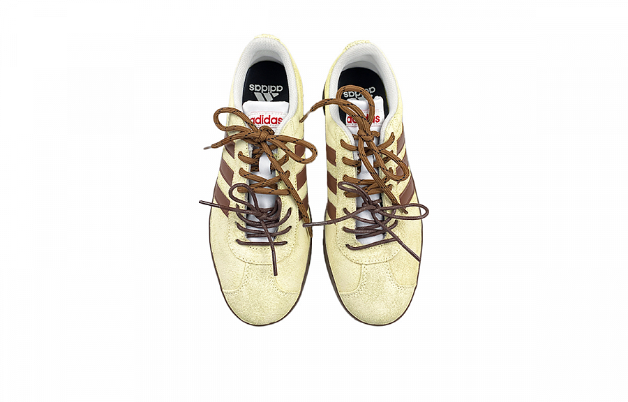 Adidas Neo Vl Court Classic Wear-Resistant Low-Top Skateboard Shoes Unisex Yellow Brown купить в интернет-магазине Yoocart с быстрой доставкой по России.