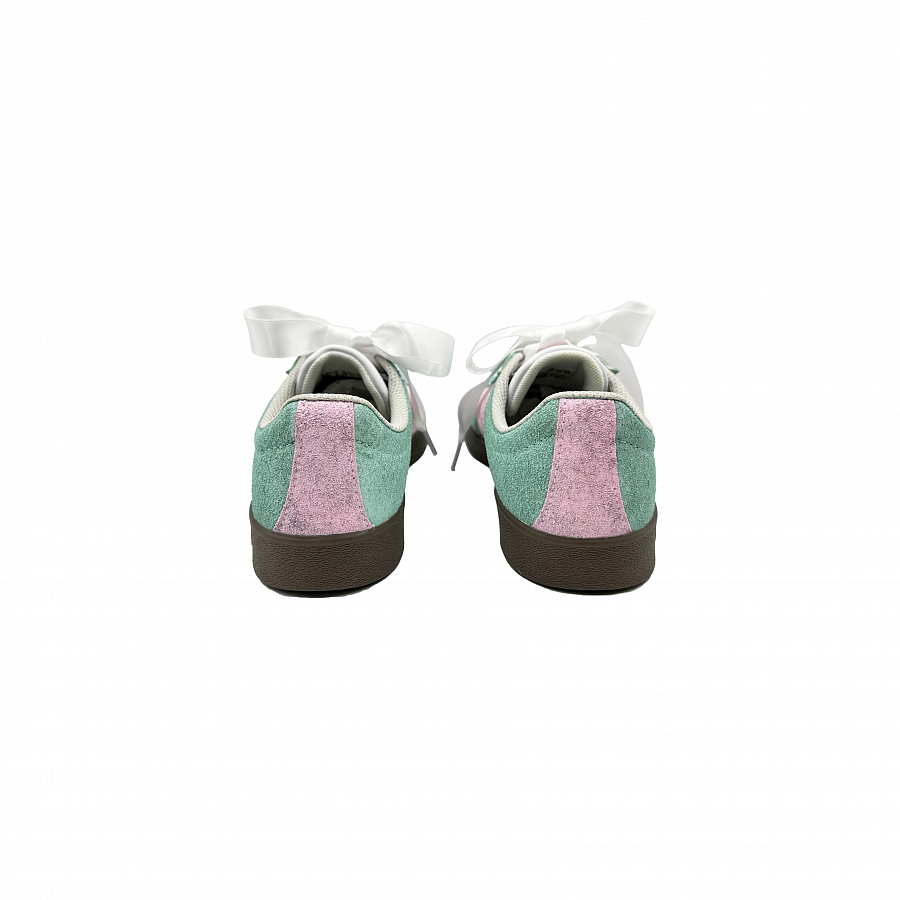 Adidas Neo Vl Court Classic Wear-resistant And Lightweight Low-Top Skateboard Shoes Unisex Pink Green купить в интернет-магазине Yoocart с быстрой доставкой по России.