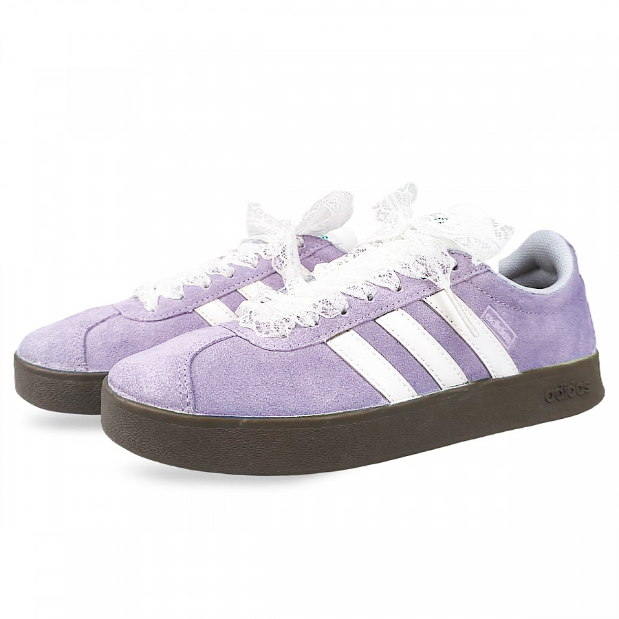 Adidas Neo VL Court 2.0 Cushioned Wear-Resistant Slip-Resistant Low-Top Skateboard Shoes Unisex Purple купить в интернет-магазине Yoocart с быстрой доставкой по России.