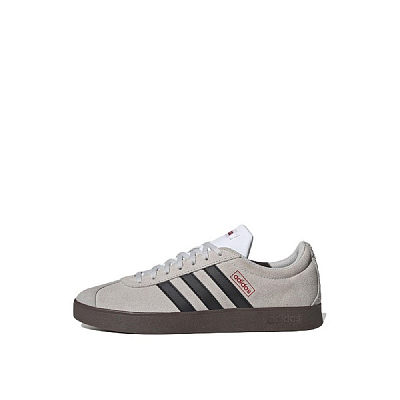 Adidas Neo Slip-Resistant Cushioning Wear-Resistant Low-Top Skateboard Shoes Unisex Gray Gold