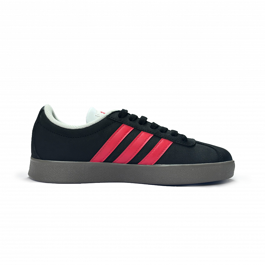 Adidas Neo Vl Court Classic Anti Slip Wear Resistant Low Top Skateboard Shoes Unisex Black Red купить в интернет-магазине Yoocart с быстрой доставкой по России.
