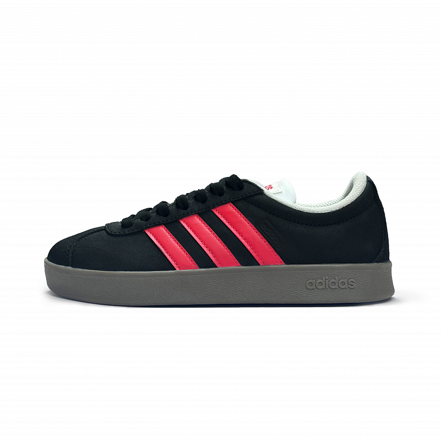 Adidas Neo Vl Court Classic Anti Slip Wear Resistant Low Top Skateboard Shoes Unisex Black Red купить в интернет-магазине Yoocart с быстрой доставкой по России.