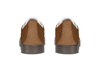 Adidas Neo Vl Court Skateboard Shoes Unisex Low-Top Brown Orange