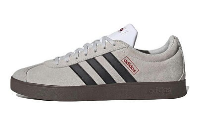 Adidas Neo VL Court 2.0 Impact Resistant Quick Dry Low-Top Skateboard Shoes Unisex Red White