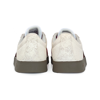 Adidas Neo VL Court 2.0 Wear-Resistant Low-Top Skateboard Shoes Unisex Beige Brown