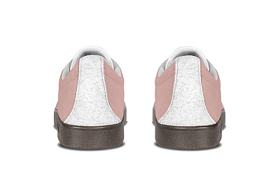 Adidas Neo Vl Court Classic Lifestyle Low-Top Skateboard Shoes Unisex Pink White