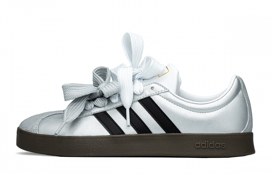 Adidas Neo Vl Court Classic Skateboard Shoes Unisex Low-Top Silver купить в интернет-магазине Yoocart с быстрой доставкой по России.