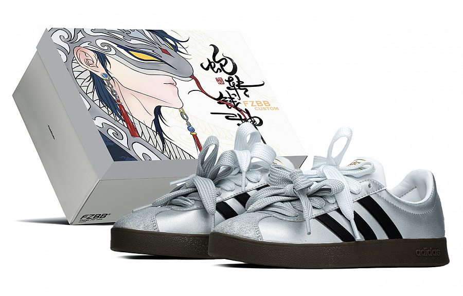 Adidas Neo Vl Court Classic Skateboard Shoes Unisex Low-Top Silver купить в интернет-магазине Yoocart с быстрой доставкой по России.