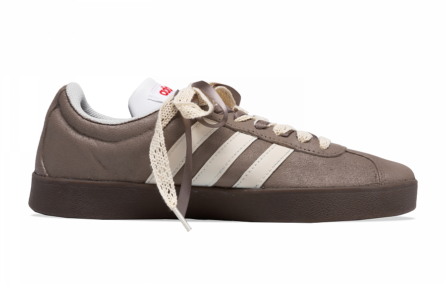Adidas Neo Vl Court Classic Anti-Slip Wear-Resistant Low-Top Skateboard Shoes Unisex Brown купить в интернет-магазине Yoocart с быстрой доставкой по России.