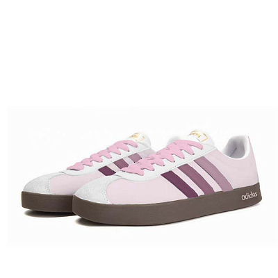 Adidas Neo VL Court 2.0 Slip-Resistant Low-Top Skateboard Shoes Unisex White