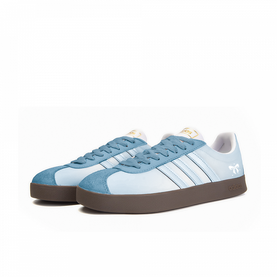 Adidas Neo VL Court 2.0 Blue Bell Renzi Anti-Slip Wear-Resistant Low-Top Skateboard Shoes Unisex Blue White купить в интернет-магазине Yoocart с быстрой доставкой по России.