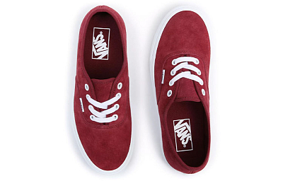 Vans Pig Suede Authentic 'Red White'