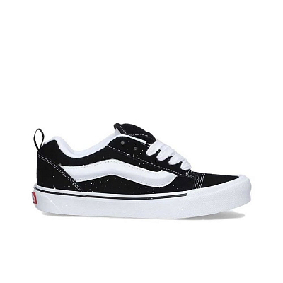 Vans Knu Skool Coverage Slip Resistant And Abrasion Resistant Low Top Skateboard Shoes Unisex Black White