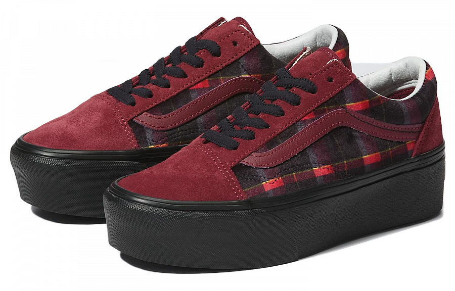 Vans Old Skool Stackform 'Red Black' купить в интернет-магазине Yoocart с быстрой доставкой по России.